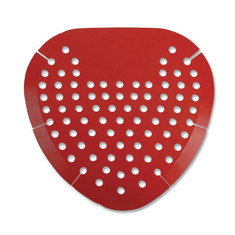 Flat Urinal Screen, Red Cherry InterChem